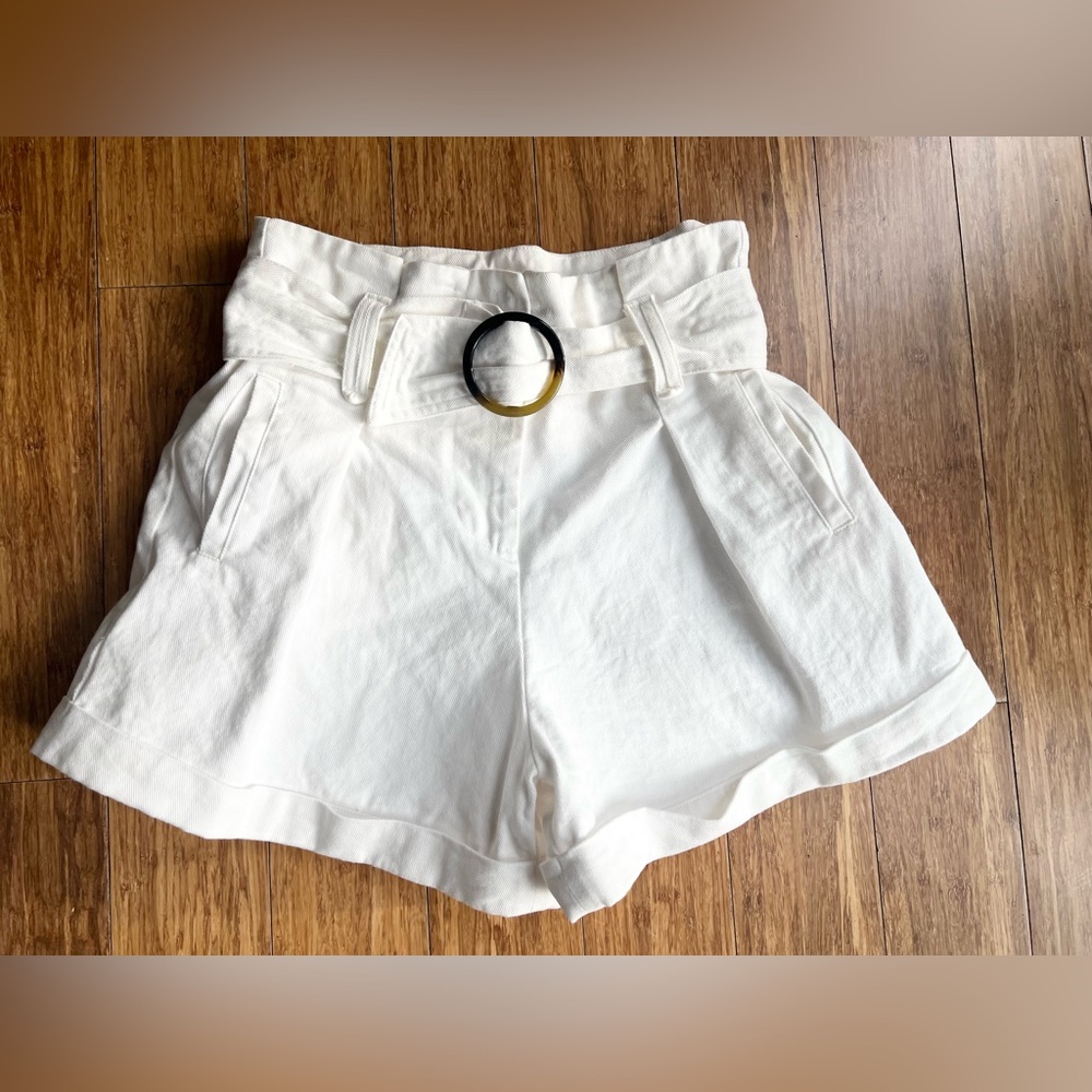 White Demin Shorts